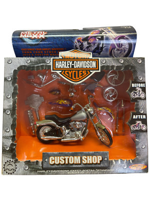 Vintage Metal Maxx Harley Davidson Custom Shop FXST Softail Standard 1:20 NIB