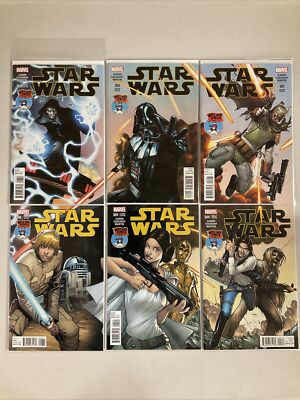 Star Wars #1-6 Mile High Comics Connecting Variant Set Humberto Ramos NM- Marvel