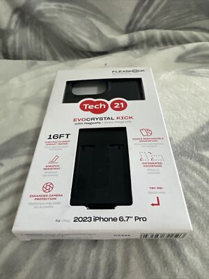 Tech21 Evo Check Series Case for MagSafe for iPhone 15 Pro Max - Smokey New