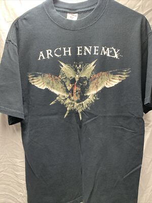 Arch Enemy Doomsday 2005  Tour Shirt Size Large LOOK Mnemic All That Remains