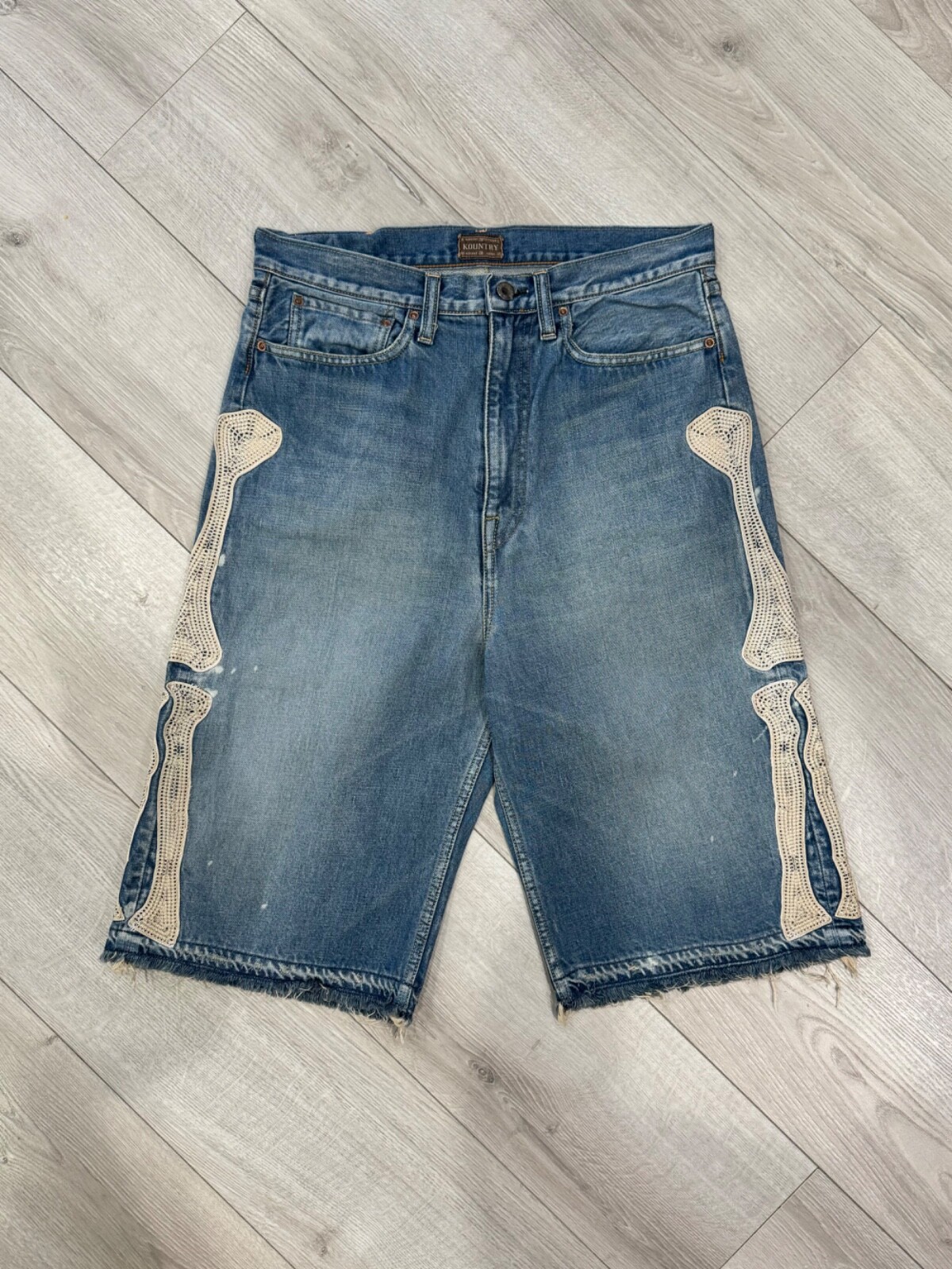 KAPITAL BONE DENIM SHORTS 34 | eBay KAPITAL BONE DENIM SHORTS 34 | eBay