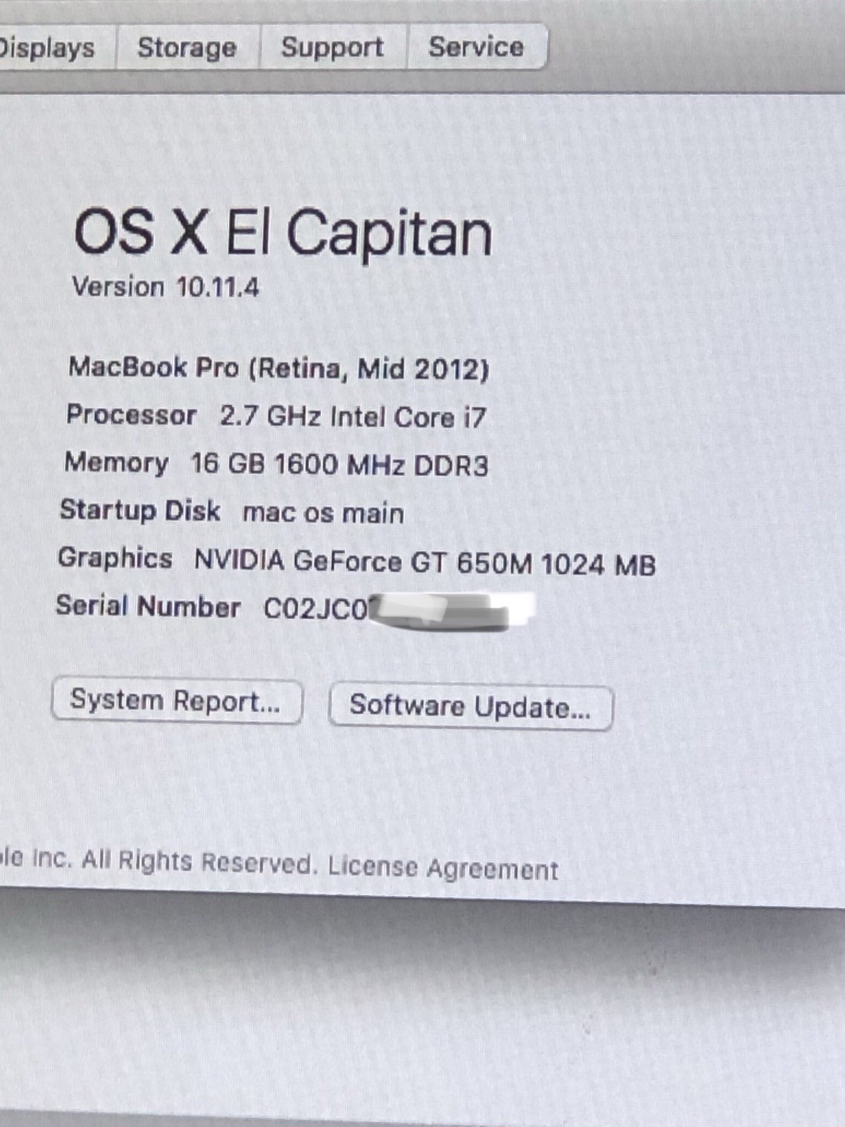 Apple MacBook Pro 15