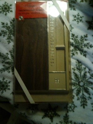 Park Sherman Tempo Vintage Telephone Index Directory Pop Up Push Button NIB