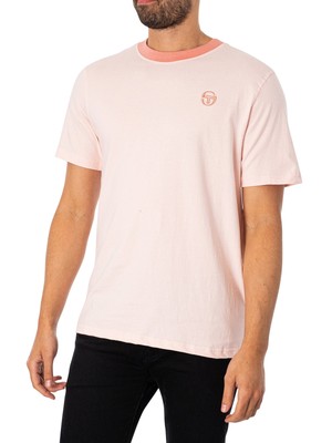 

Мужская футболка Therme Sergio Tacchini, розовая, Розовый, STM18416-702