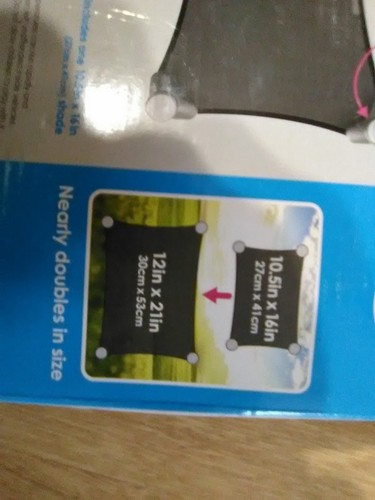 Safe Fit Adjust To Fit Black Sun Shade Stretch To Fit Sun Shade