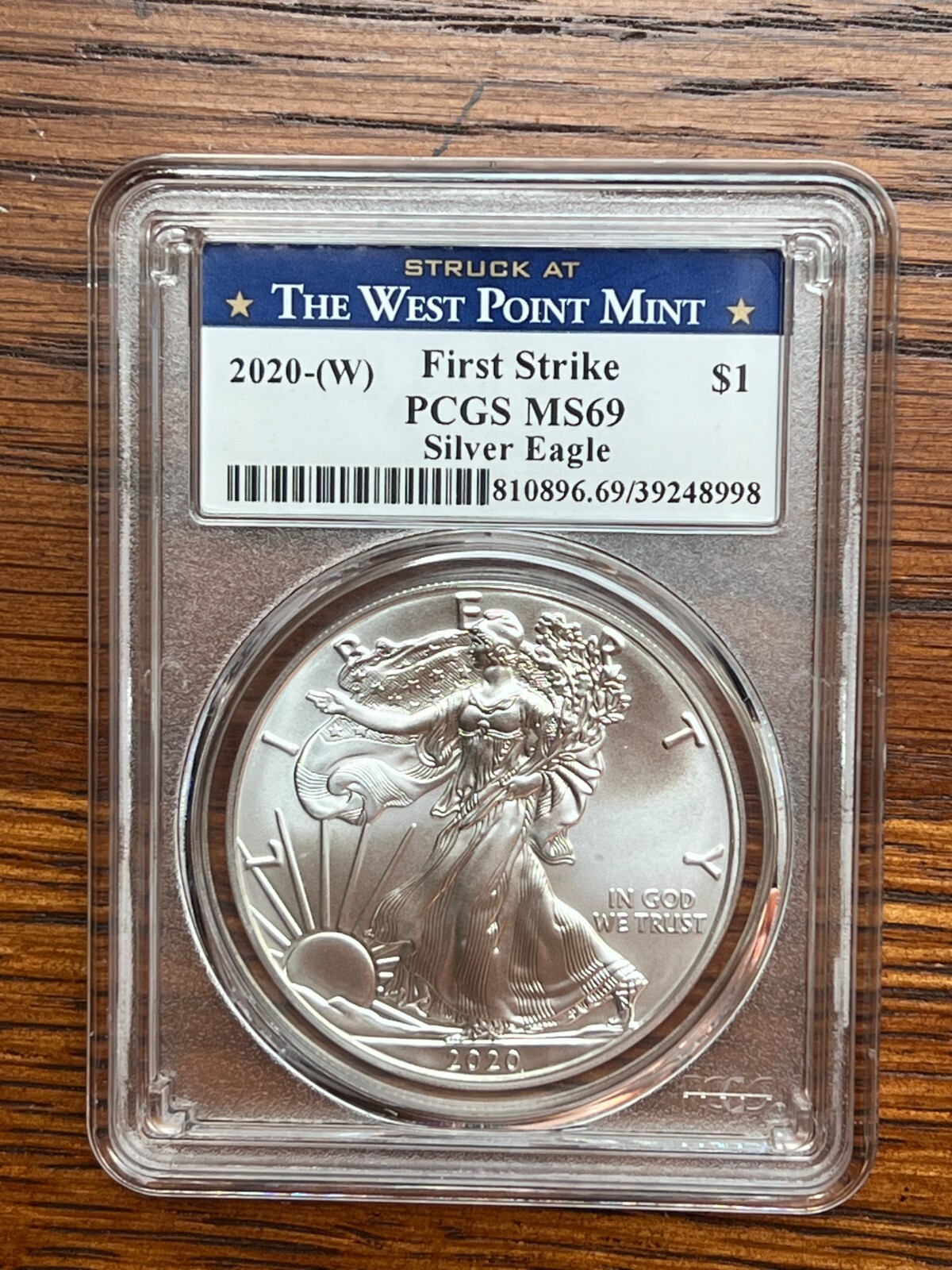 【新品未開封・送料無料】 American 2020-(W) Silver PCGS Strike First MS69 Dollar Eagle コレクション