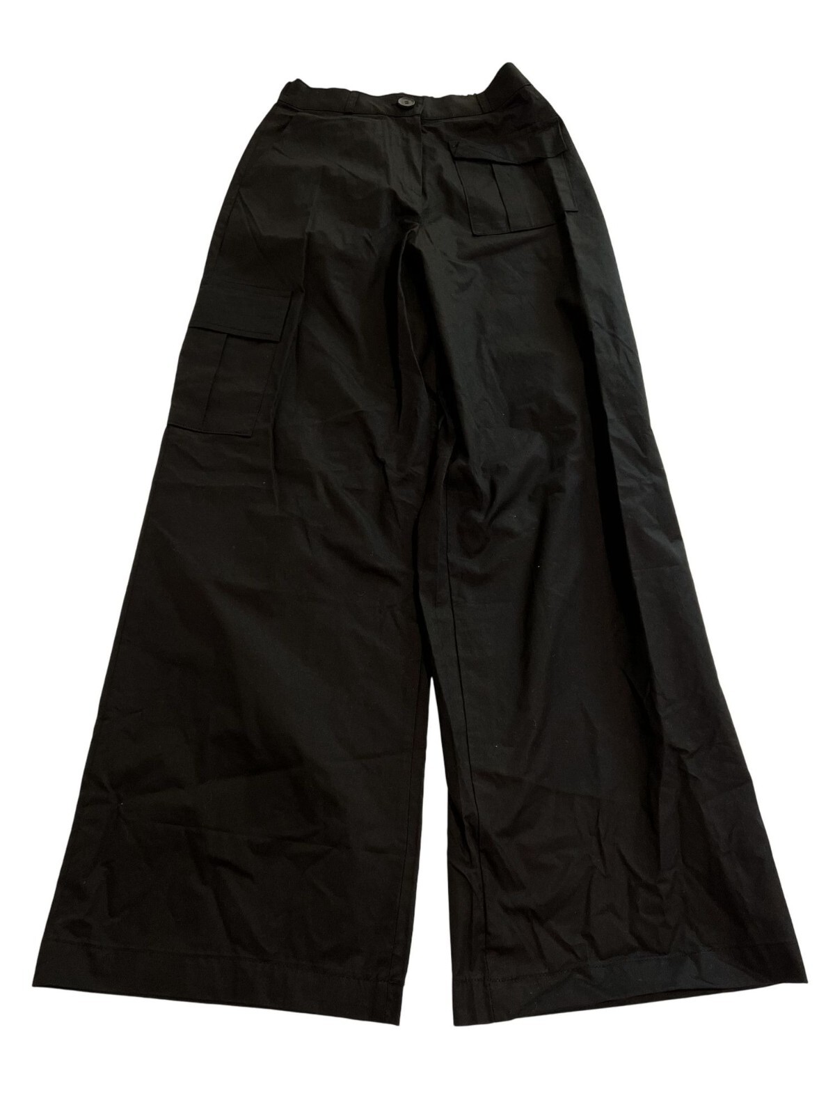 Baguette Wide Leg Cargo Pants in Black | eBay