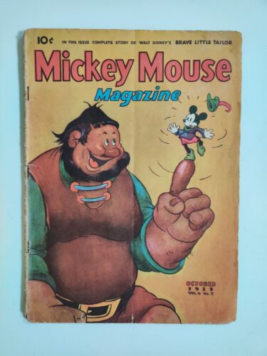ミッキーマガジン 1941 Walt Disney Mickey Mouse The Little Whirlwind Comic