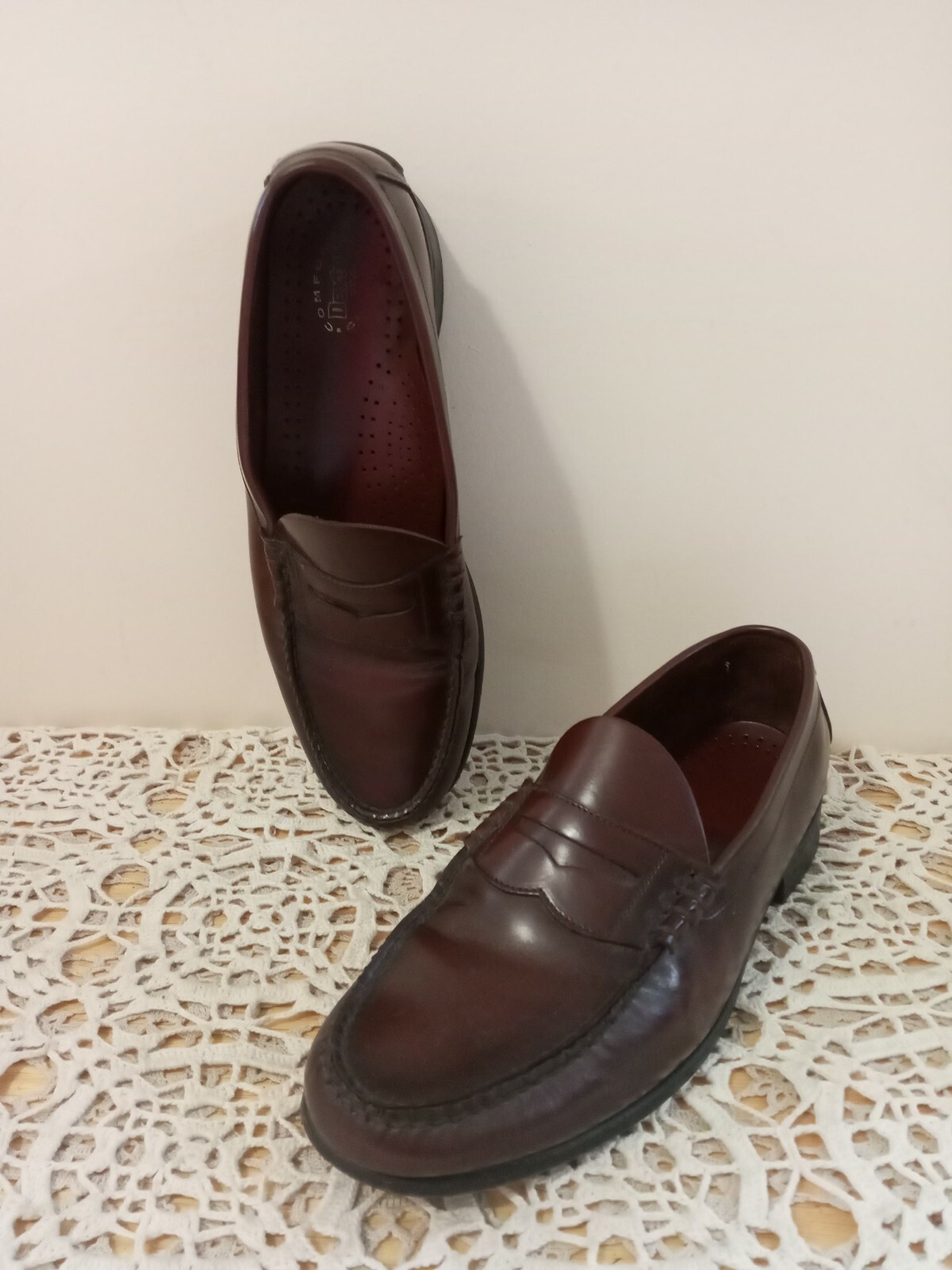 Туфли Vintage Dexter Burgundy Leather 