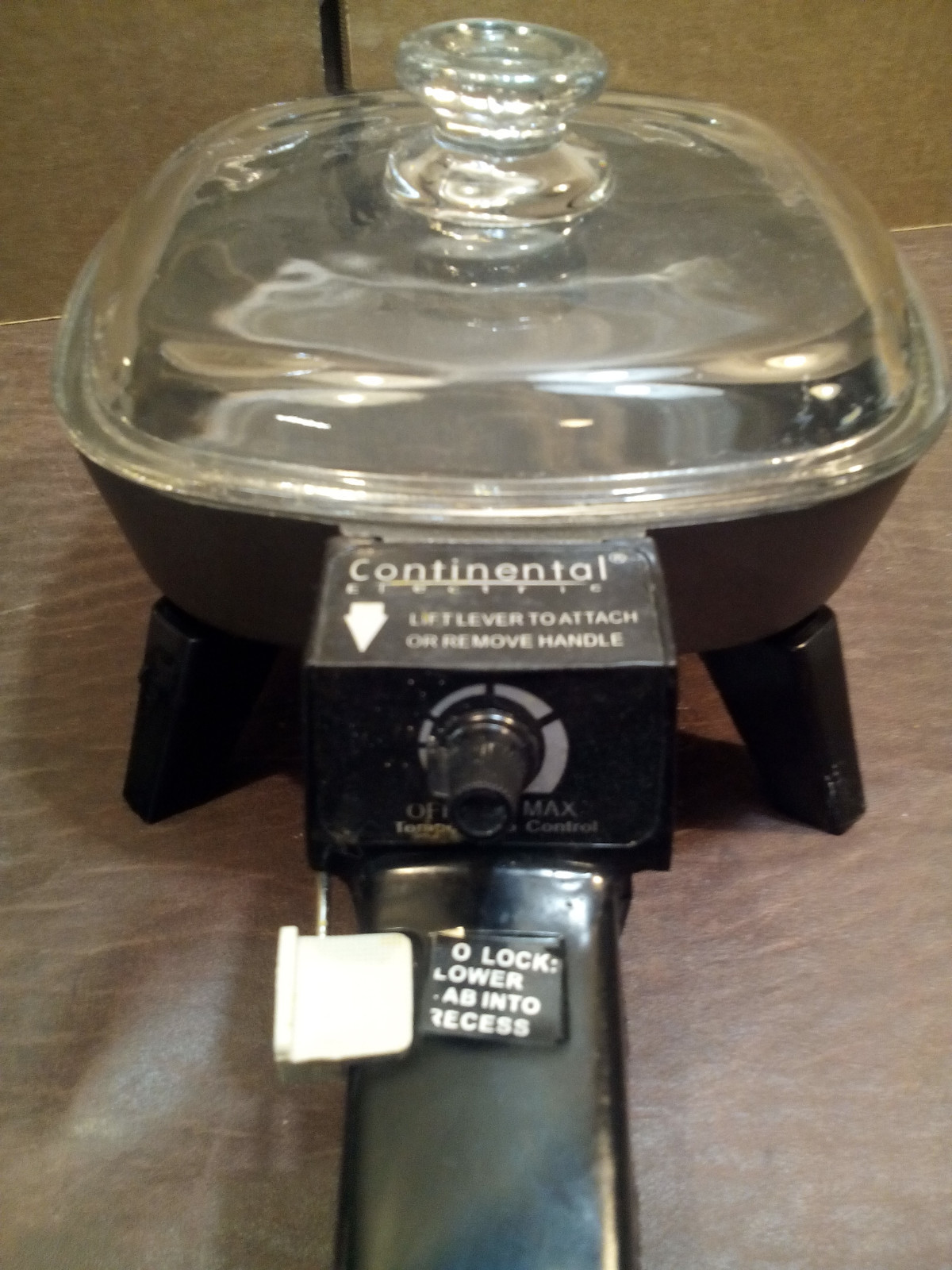 VINTAGE CONTINENTAL SMALL ELECTRIC SKILLET MODEL# CE23721
