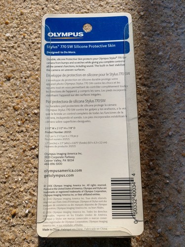 Protective Skin for Olympus 770 SW 7.1 MP Digital Camera