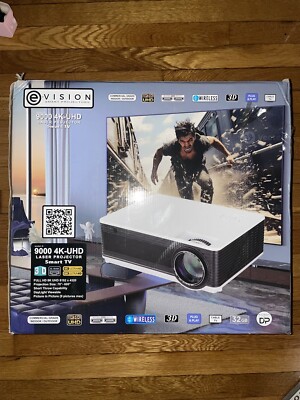 HOME/PROF. THEATER 4k PROJECTOR E-vision 9000 4k-UHD LASER PROJECTOR SMART TV