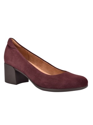 

Женские кожаные туфли-лодочки EASY SPIRIT Red Arch Support Eloise на блочном каблуке без шнуровки  м, Красный, SEELOISE