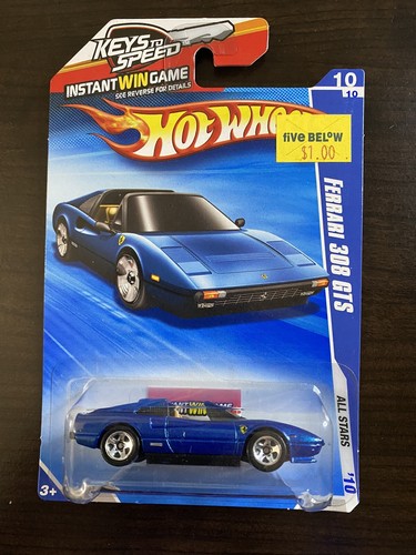 Hot Wheels Ferrari 308 GTS In Blue Keys To Speed Variation