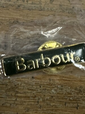 Barbour Genuine Lapel Metal Pin Badge for Your Genuine Barbour Jacket