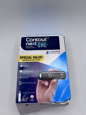 Contour Next One Blood Glucose Monitoring System Meter - Accurate, Easy-to-Use
