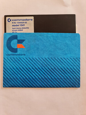 Commodore 64 test / demo disk model 1541 single sided 48 tpi