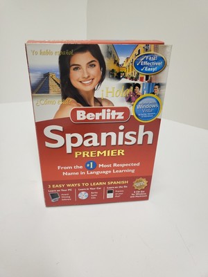 New Novatel Berlitz Learn Spanish Premier for PC, Mac Language Learning Course
