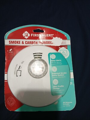 First Alert Smoke Detector and Carbon Monoxide Detector Alarm | Battery Operated