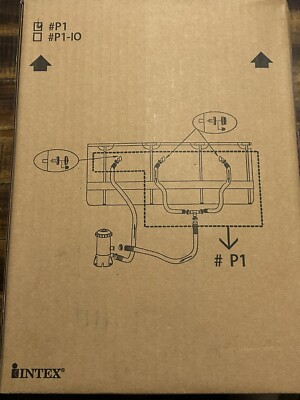 New INTEX #P1 ABOVE GROUND SWIMMING POOL INLET OUTLET KIT - FREE SHIPPING