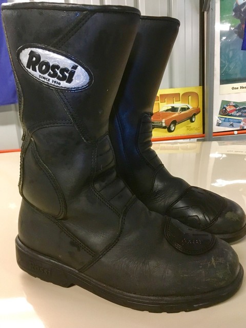 Rossi motorcycle boots made in Australia 🇦🇺 size 8 | Motorcycle