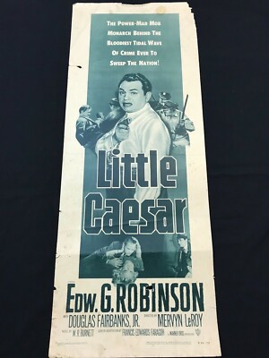 LITTLE CAESAR original U.S INSERT - EDWARD G.ROBINSON | eBay