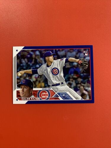 Caleb Kilian 2023 Topps Royal Blue Parallel Rookie Card #69. rookie card picture