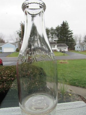 TREQ Milk Bottle Polk Polk's Sanitary Dairy Indianapolis IN WASHINGTON CO Var #2