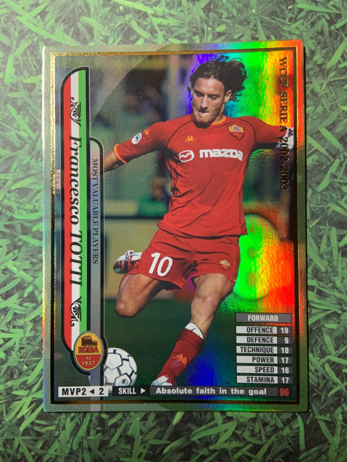 豊富な，送料無料 WCCF 2002-2003 MVP フランチェスコ・トッティ 02-03