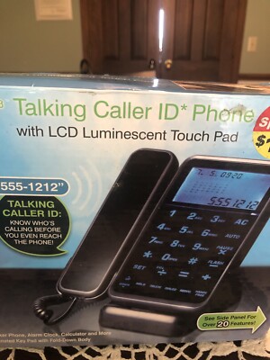 Shift Talking Caller ID LCD Luminescent Touch Panel Phone NIB #15