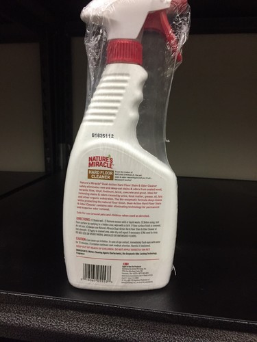 Nature's Miracle Dual Action Hardwood Floor Cleaner 24 Oz