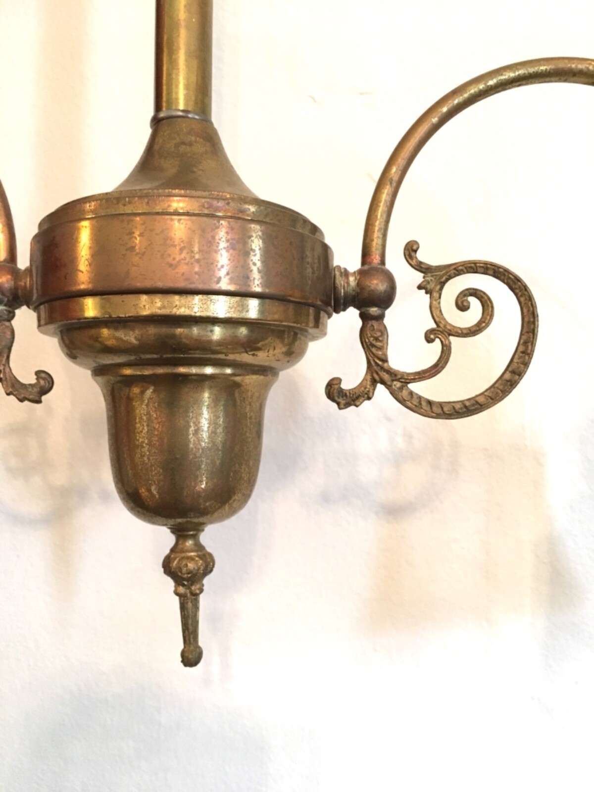 Sensational Vtg Antique Restored Art Deco 1910s Ceiling Light Fixture Chandelier