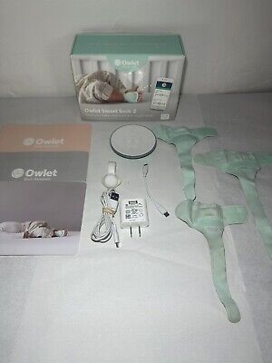 Owlet Smart Sock 2 Baby Monitor Heart Rate & Oxygen Levels 0-18 Months Complete