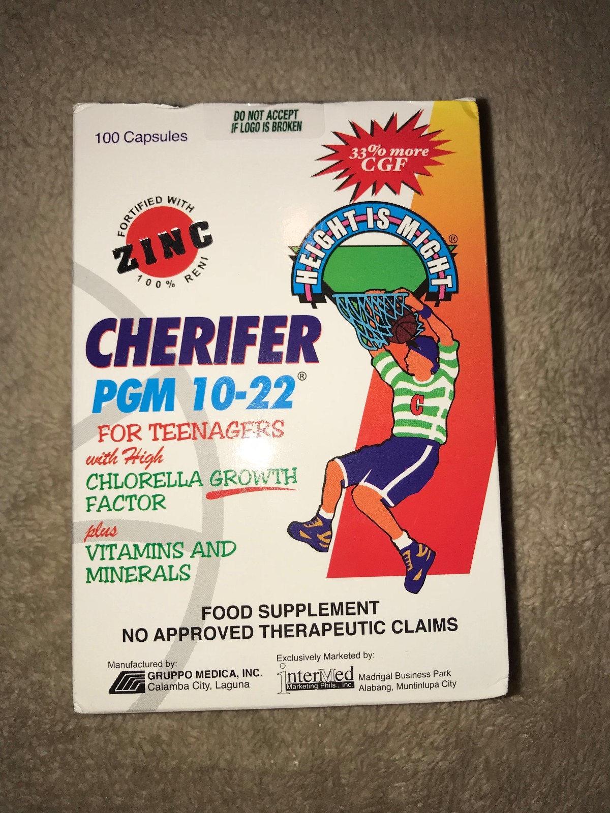 EAN 4806510690313 product image for 100 Capsules Cherifer Pgm 10-22 W/ Chlorella Growth Factors Vitamins Supplement | upcitemdb.com
