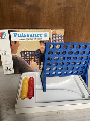 COMPLET _ Puissance 4 MB Jeux 1979 vintage jeu de société