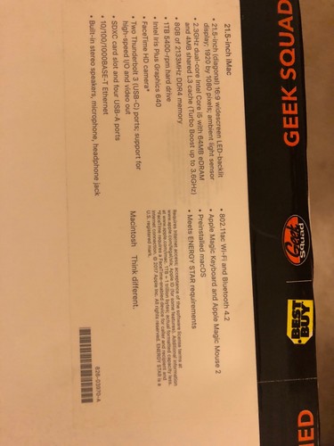 Apple iMac 21.5