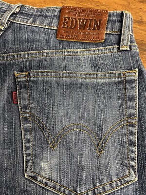Edwin 503 Light Flex Medium Wash Jeans Men s 29X33 