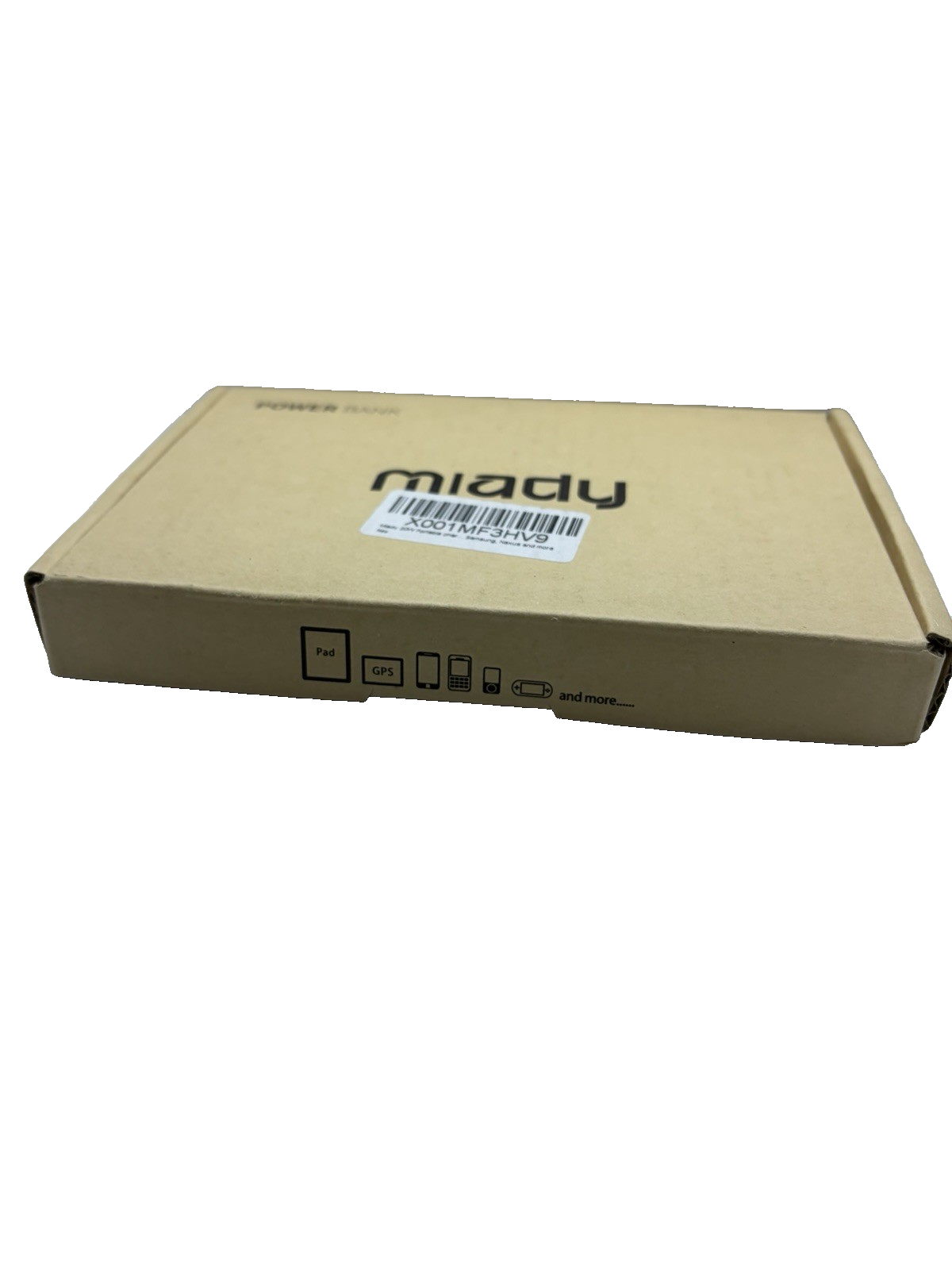 Miady 10000mAh  USB Power Bank - Black.