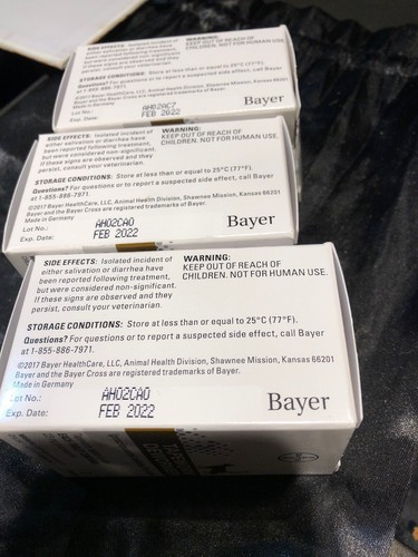 Bayer Expert Care Tapeworm Dewormer for Cats (3 Tablets) “FREE-SHIPPING”