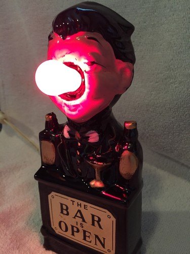 Vintage Bar Lamp OPEN BAR