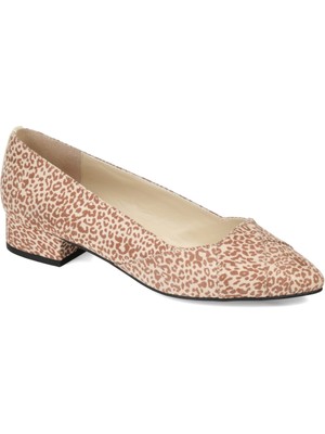 

JOURNEE COLLECTION Женские бежевые лоферы Justine на каблуке с леопардовым принтом, Бежевый, JUSTINE-LOAFER