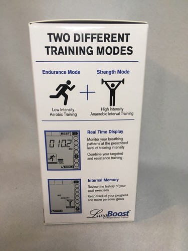 Choice MMed Lung Boost Respiratory Trainer MD8000 New Sealed!