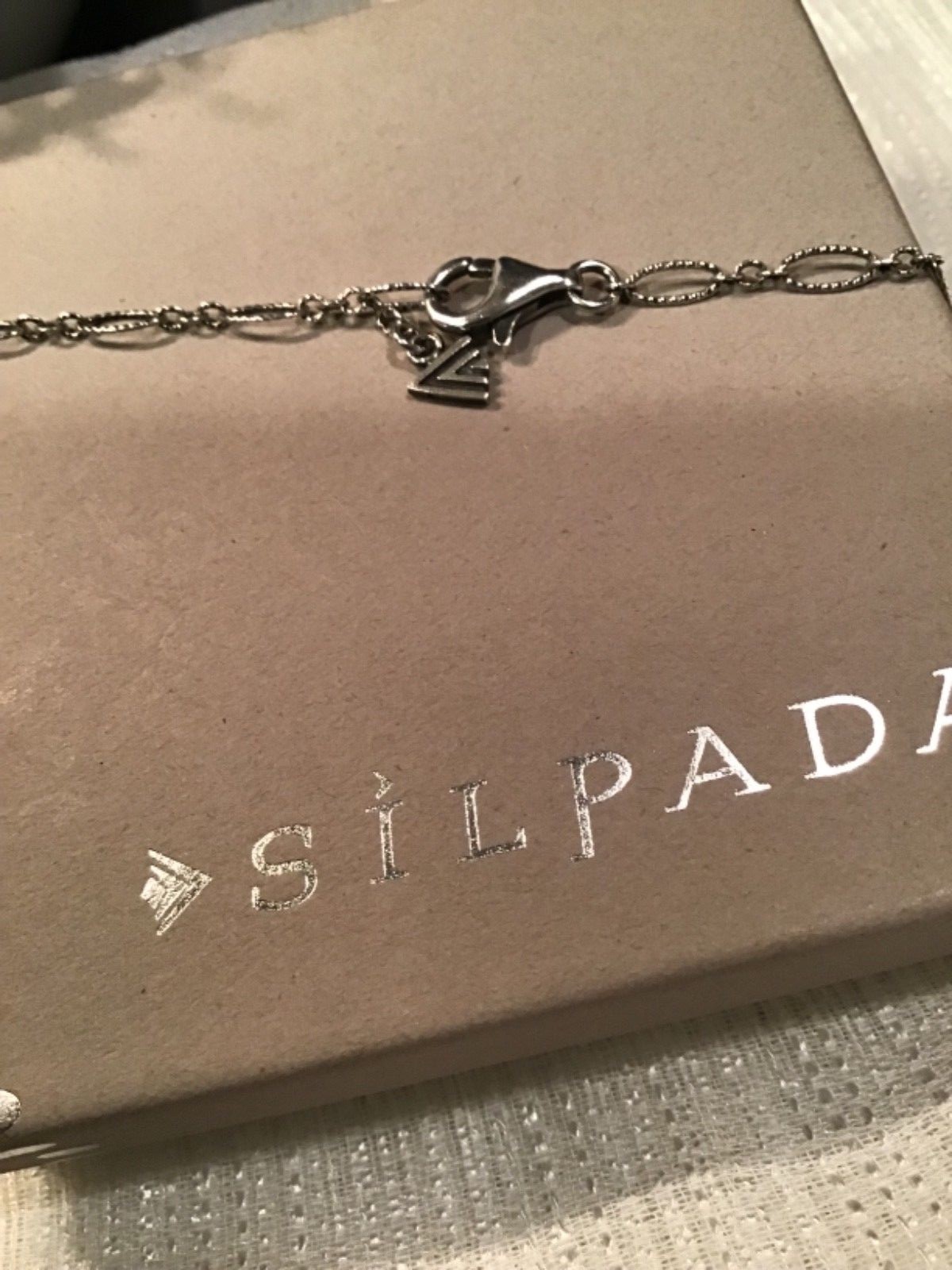 Silpada 925 Sterling silver freshwater pearl coin necklace 16-18” N1567