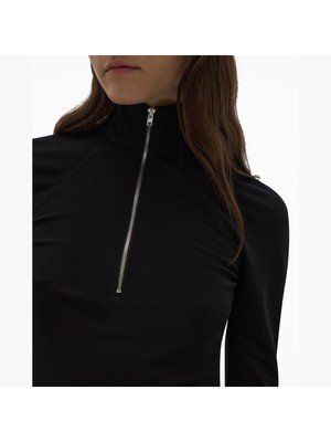 

HELMUT LANG Женский черный топ с длинными рукавами