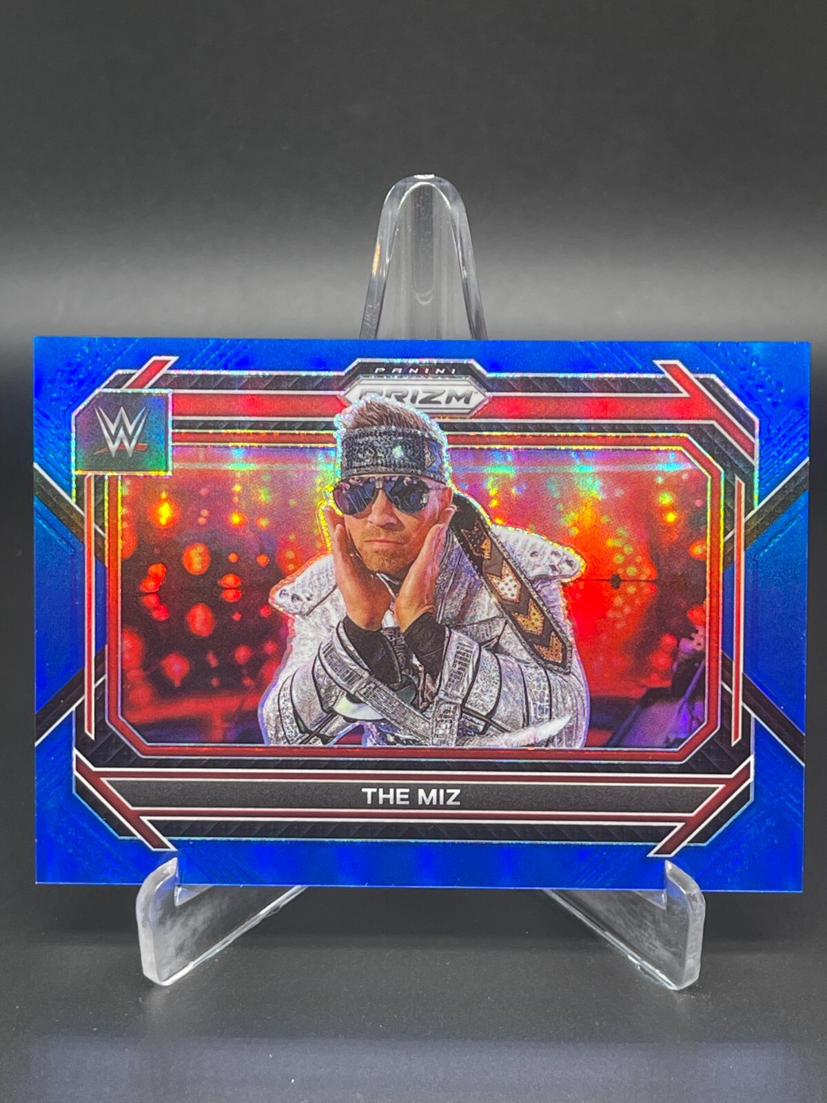 THE MIZ 2023 WWE Prizm #31 Blue Prizm Refractor SP #074/199 RAW