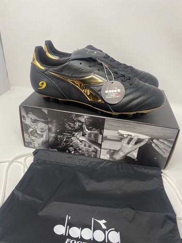 希少 未使用★ディアドラ DIADORA GOLD INDOOR FLUO Diadora Italica Goal K-Pro FG - White/Black/Yellow