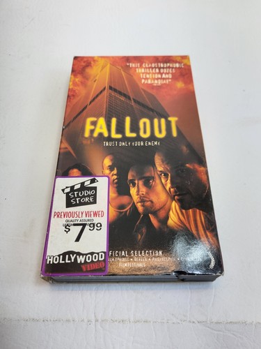 Fallout VHS 1995 FIRST RITES/HOLLYWOOD VIDEO Thriller Movie