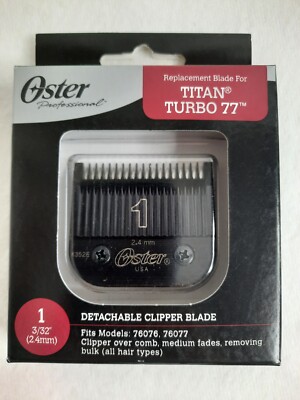Oster 76918-646 Detachable Size 1 Blade, Fits Titan, Turbo 77