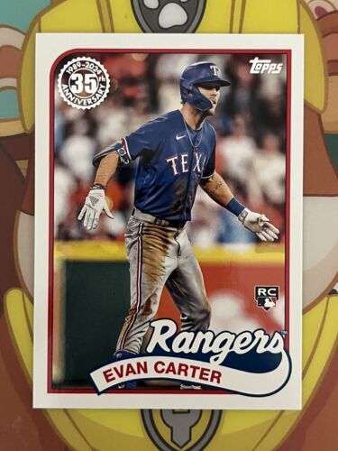 エバン・カーター 直筆サインカード topps 1st bowman chrome