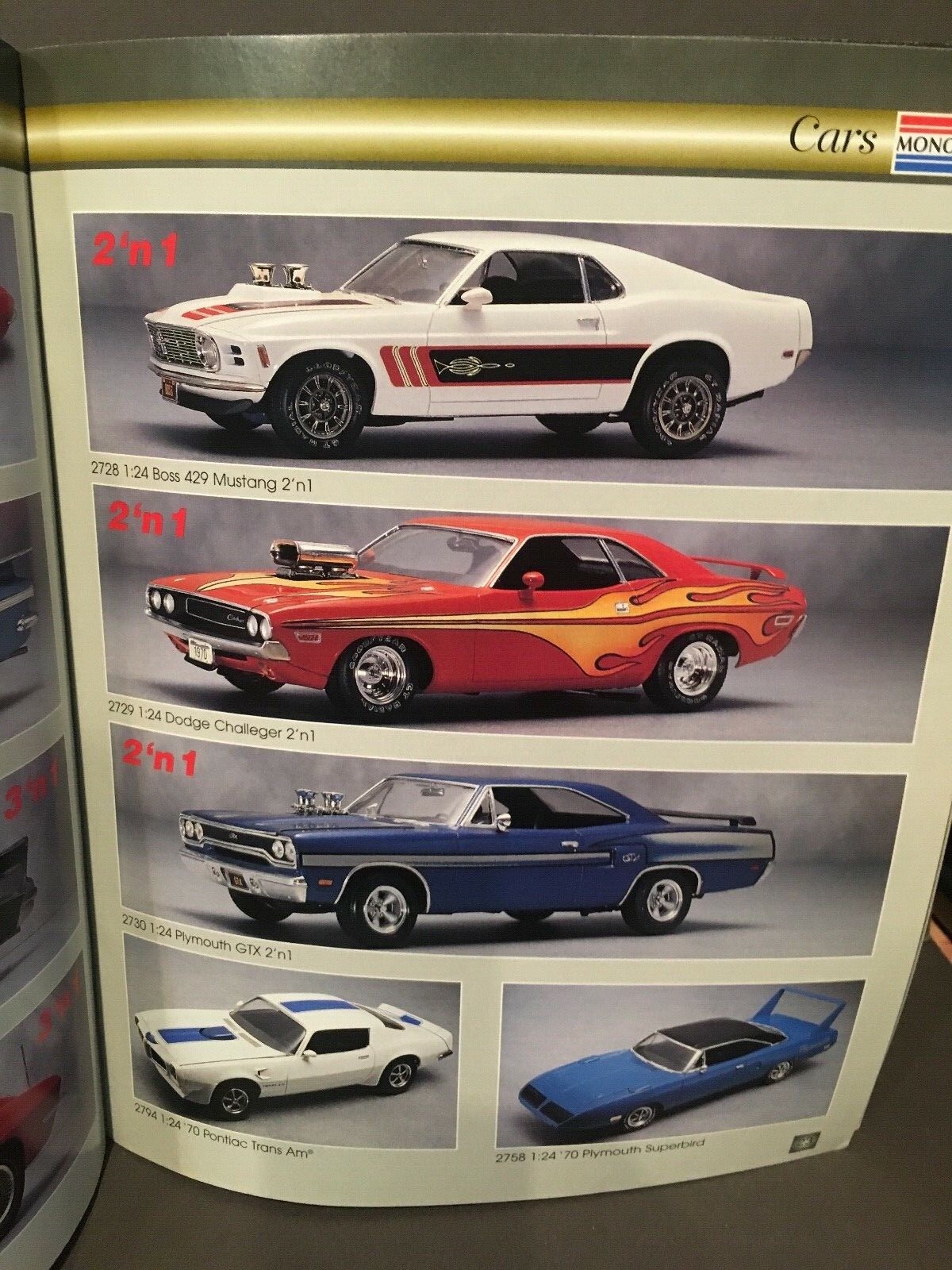 50th Anniversary Monogram Model Kit Catalog  1995